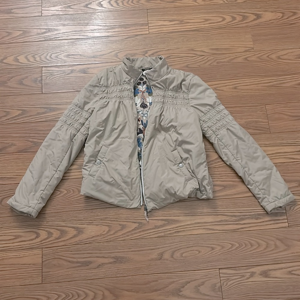 Free People Women’s Light Bomber Jacket Medium - Picture 7 of 8